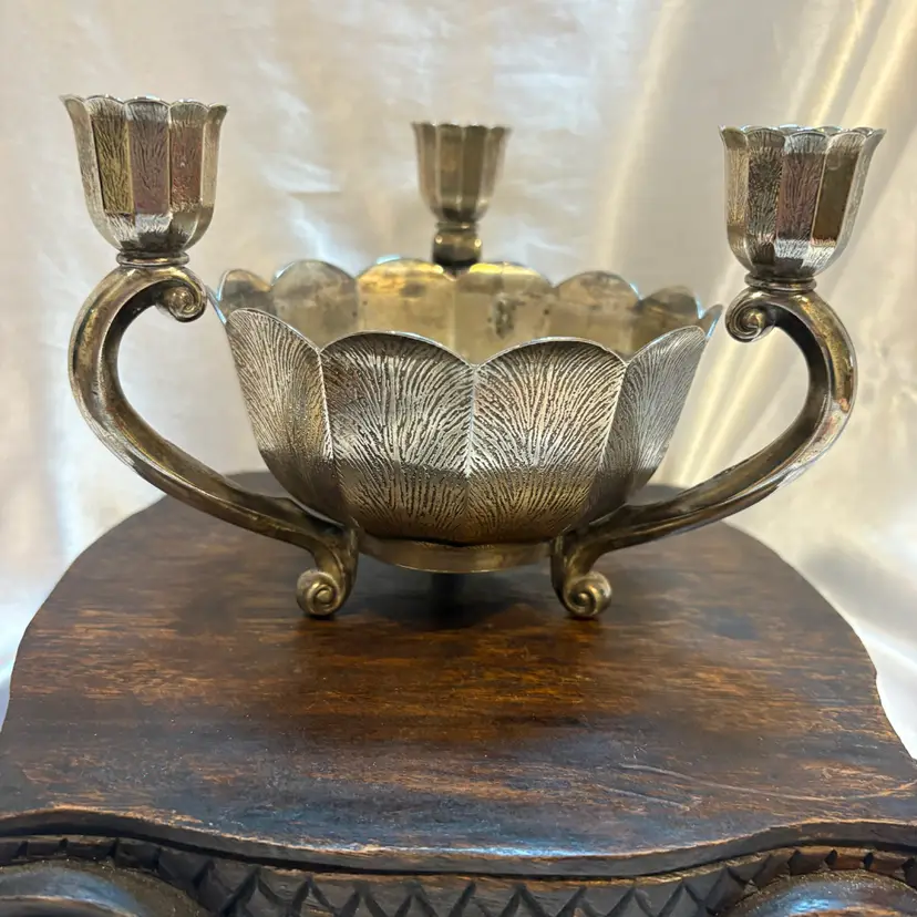 Silver Plated Candelabra Made italy
