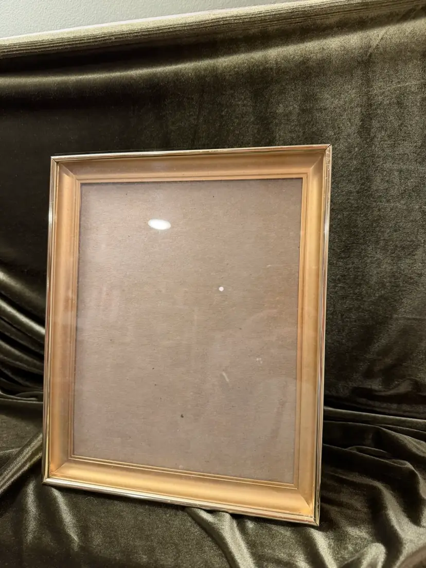 8x10 Shadow box Gold toned frame