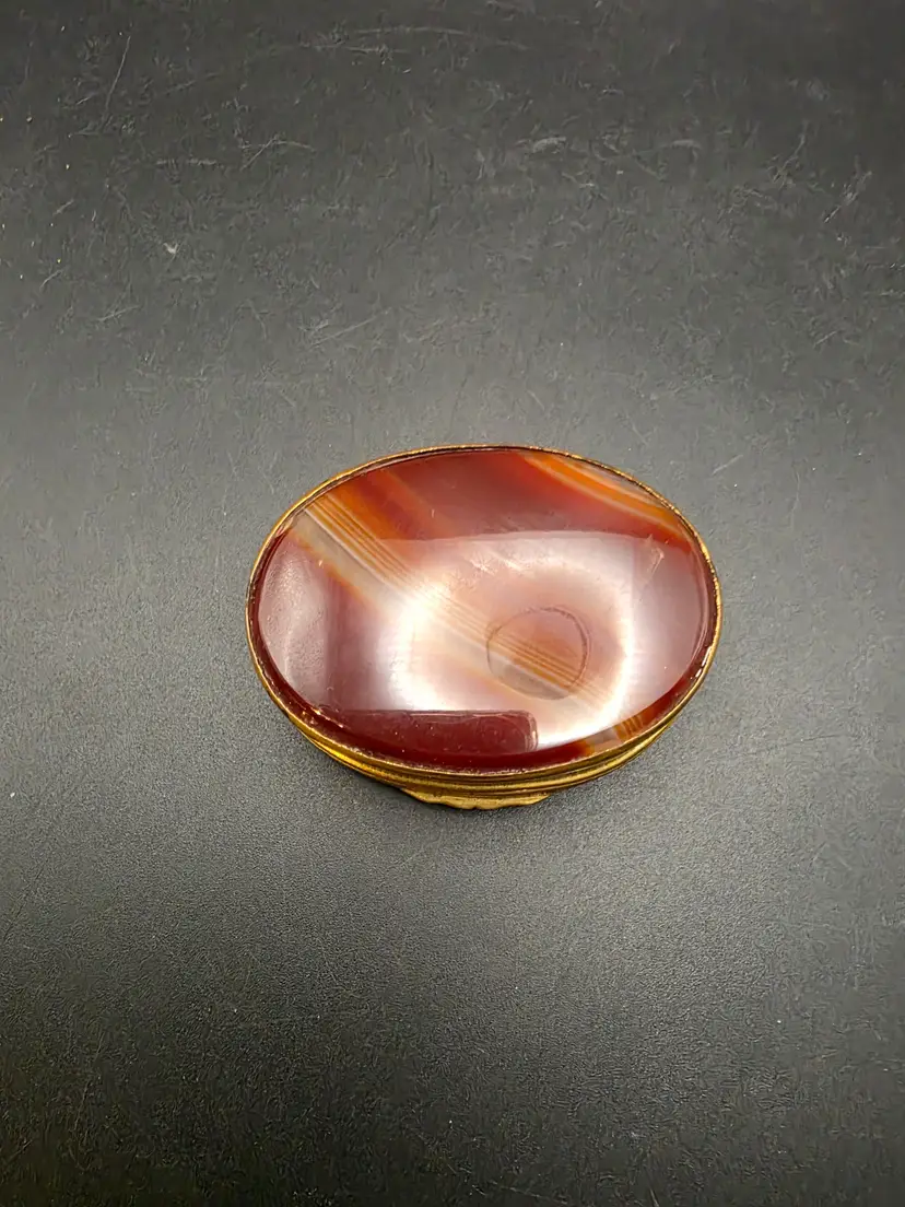Banded Agate Trinket/Pill Box