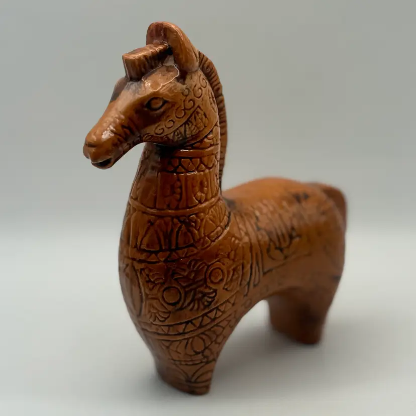 Vintage MCM Ceramic Italian Style Horse