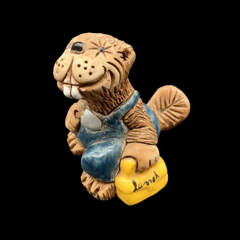 20 - Vintage “You Can Do It”Hardworking Beaver By aLe Peru 3”