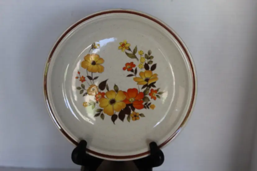 Vintage Hearthside Spring Garden Baroque 7.5” Salad Plate Japan See Desc