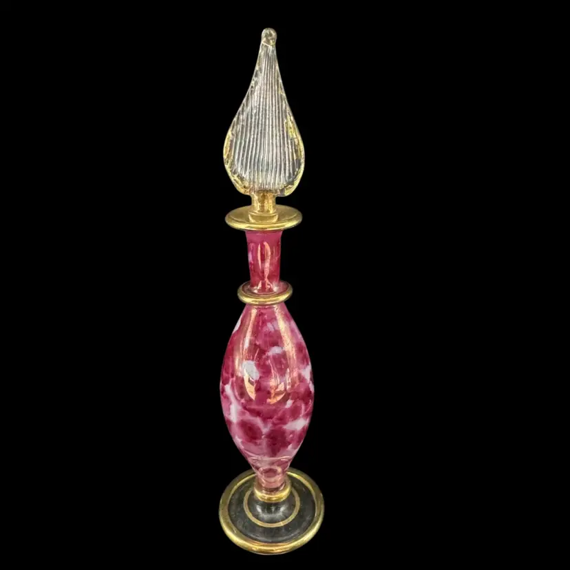 Pink Marble Like Perfume Bottle