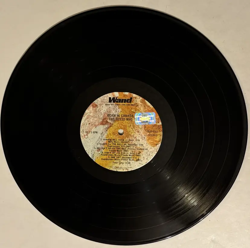 Guess Who Vinyl Record Vintage 1970 Wand WDS 691 Classic Rock Album LP NM