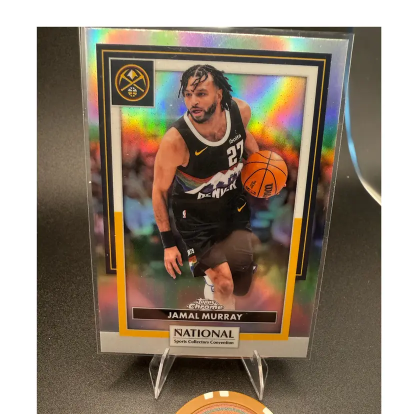 2026 Topps Chrome Jamal Murray Refractor National NSCC Exclusive Denver Nuggets