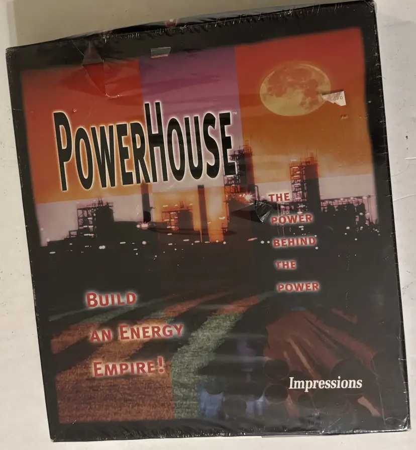 PowerHouse Build an Energy Empire Board Game Vintage Windows 1995 New