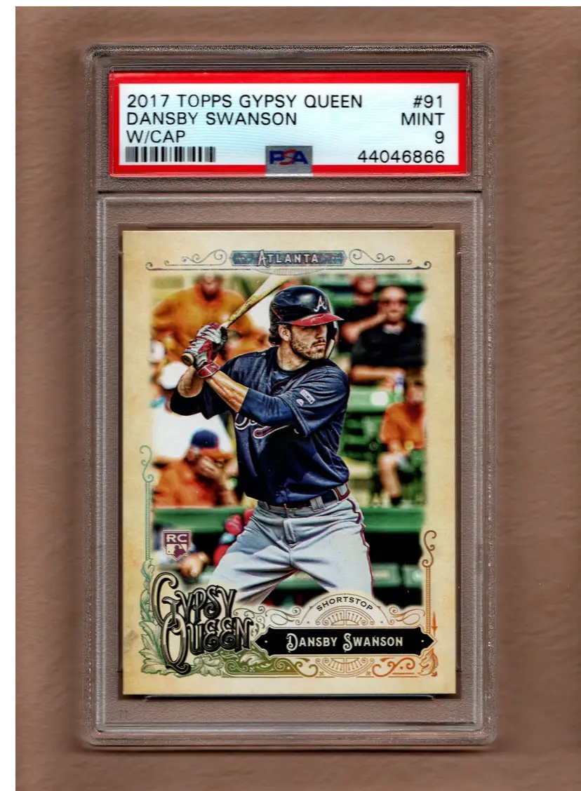 Dansby Swanson 2017 Topps Gypsy Queen #91 RC PSA 9 Atlanta Braves