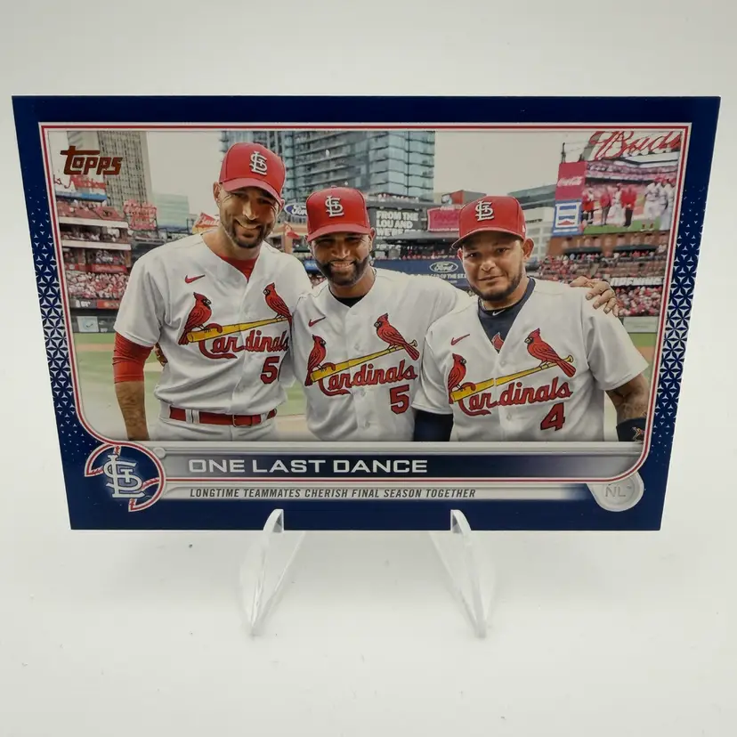 Wainwright/Pujols/Molina - 2022 Topps Blue Border