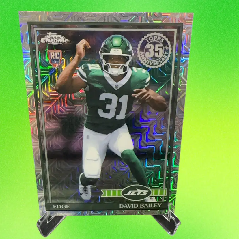 David Bailey 2026 Topps 35th Mojo RC! New York Jets