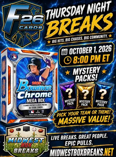 F-26 Cards: Thursday Night Breaks 