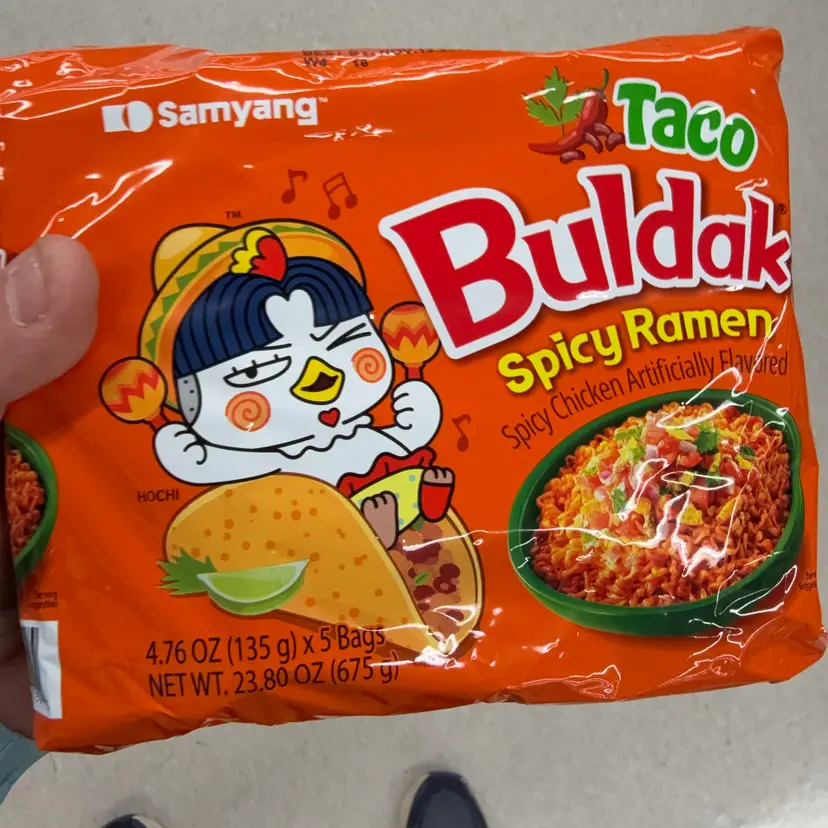 Buldak Spicy Ramen Taco Five Pack