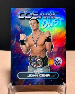 John Cena 2026 Topps Cosmic Chrome WWE #CD-2 Cosmic Dust - Case Hit