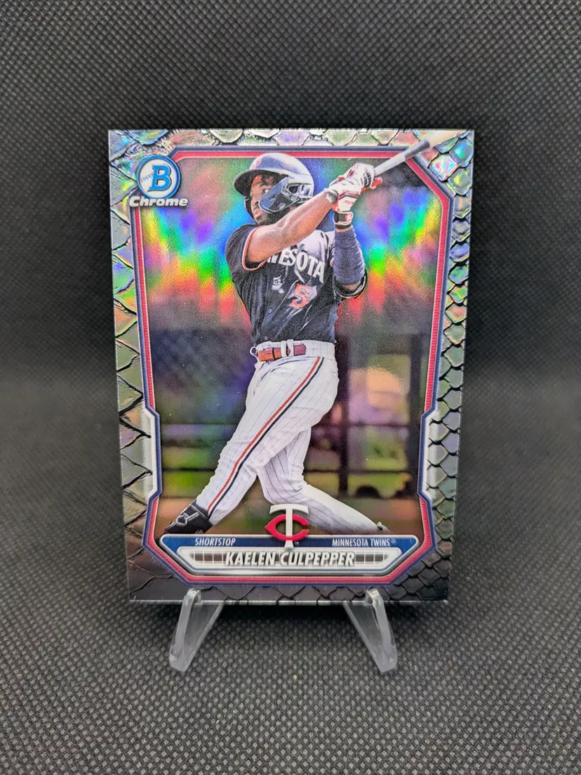 Kaelen Culpepper 2026 Bowman Reptilian Refractor #BCP-143 - Minnesota Twins