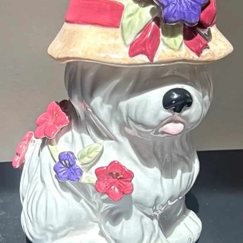 "Petunia Too," a vintage ceramic collectible from The Merrymac Collection under their Petigree Pets Miniature line