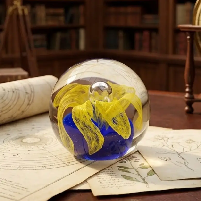 Vintage Art Glass Paperweight