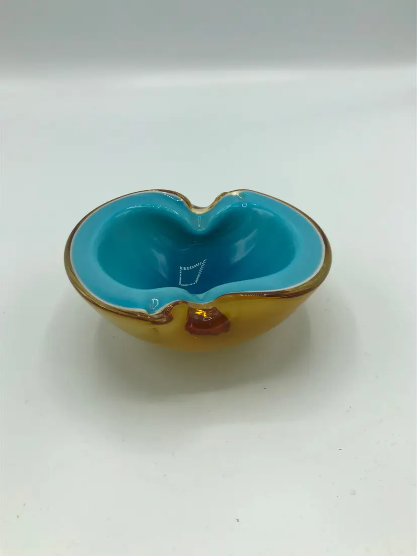 Murano glass Geode bowl