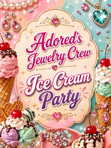 Jewelry And Ice Cream! Let’s Party!🎉 