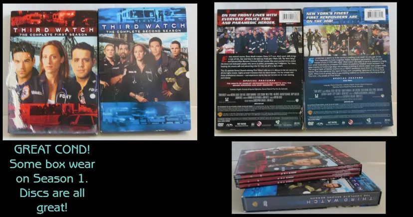 Third Watch Complete Seasons 1 & 2 DVD