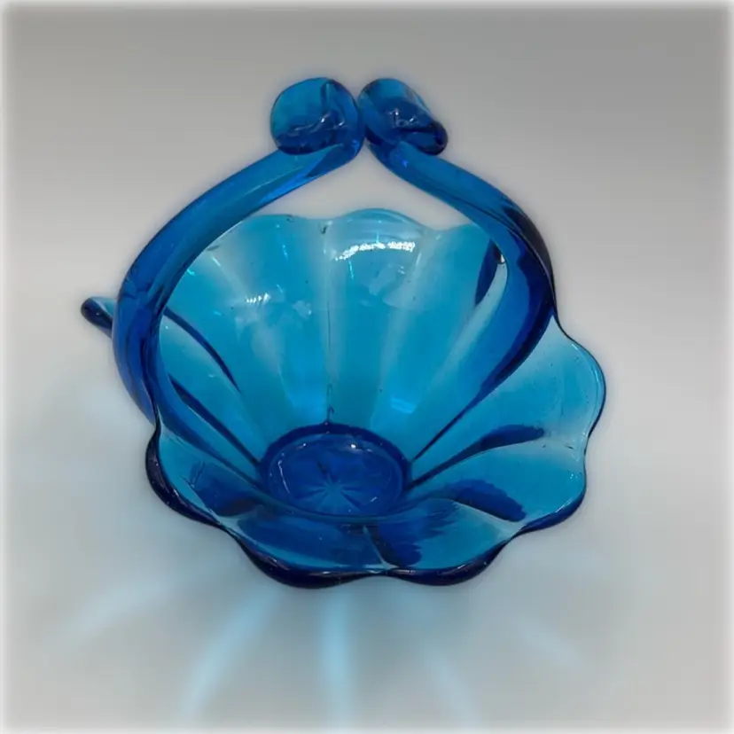 Viking Blue Candy Dish Basket