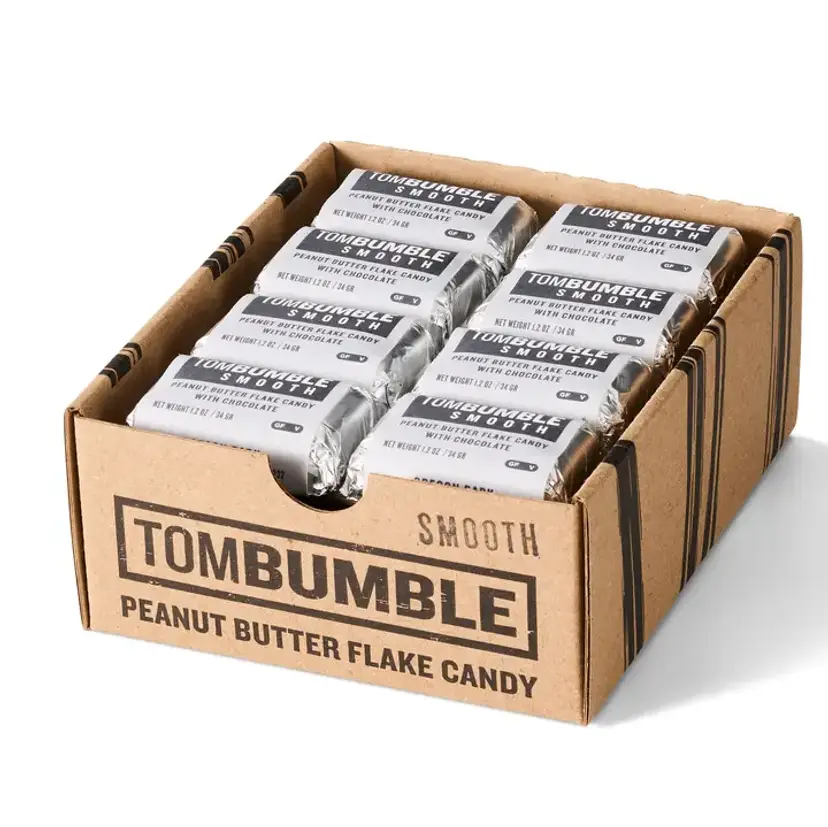 Tom Bumble Smooth Candy Bar - Peanut Butter Flake & Chocolate