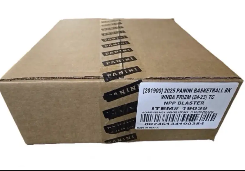 2025 Panini Prizm WNBA Basketball Factory Sealed 20 Box Blaster Case