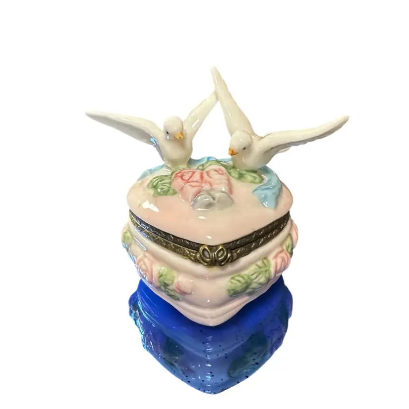 Double Love Dove Trinket Box