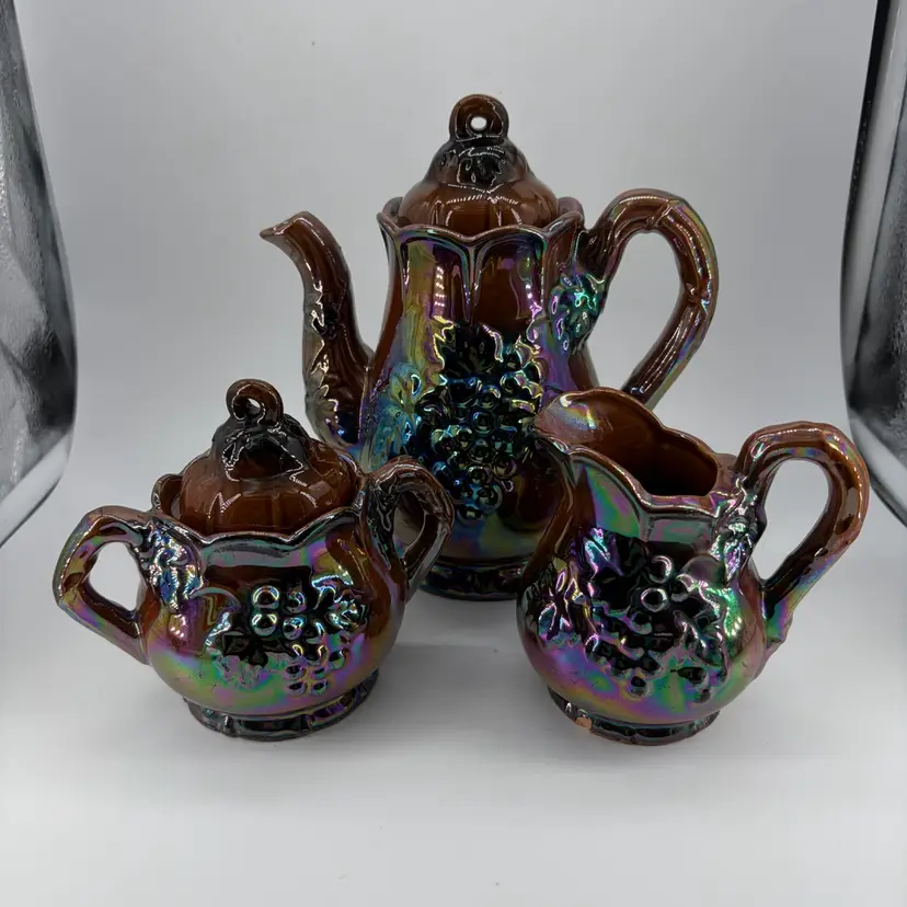 Vintage Japan, Red Clay Leicester Wear T Service Set