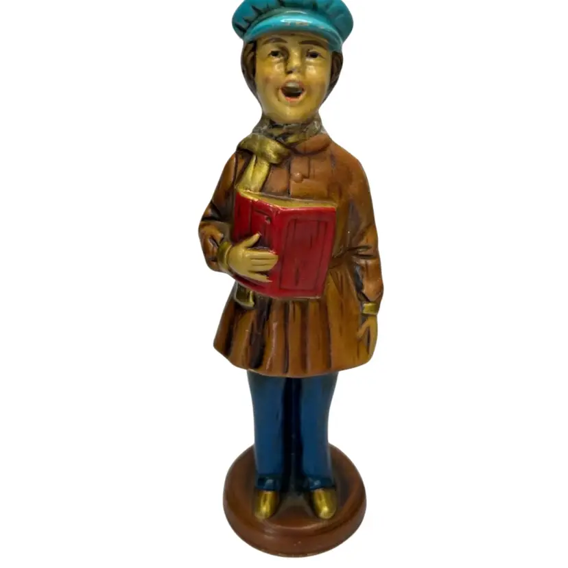 Made In Japan Composite Male Caroler 
@7” Tall With Sticker