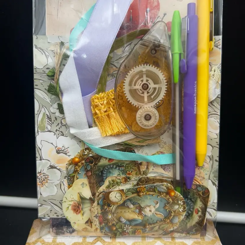 Alice in Wonderland Inspired Variety Junk Journal & Craft Pack | White Rabbit Ephemera | Scrapbooking Supplies