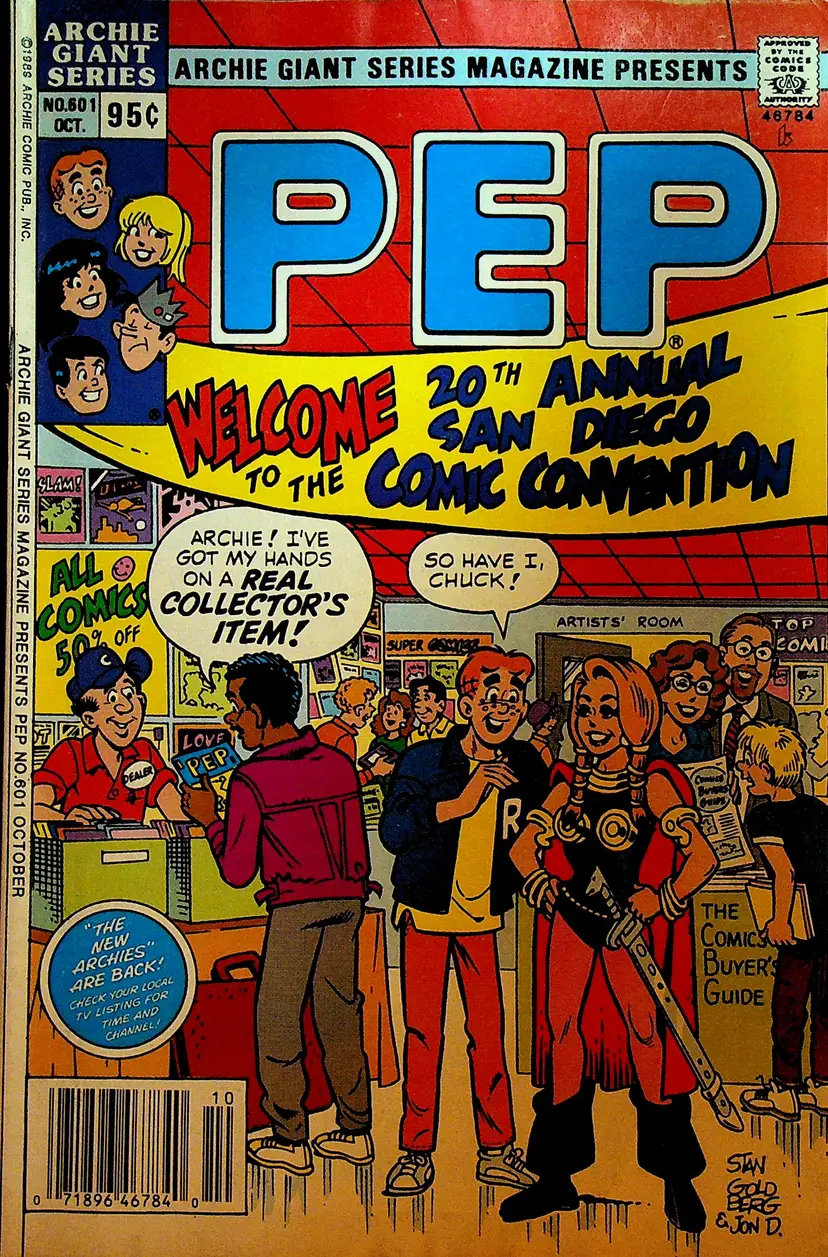 Pep 601 San Diego Comic Con Archie Comics