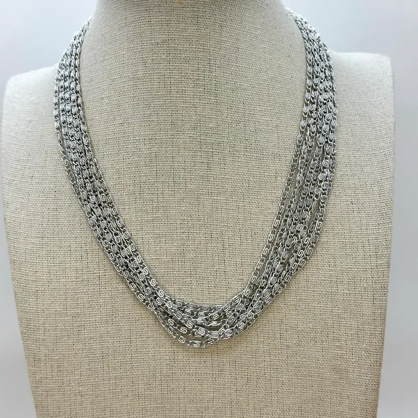 Sarah Cov 8 Silver-tone Strand Necklace