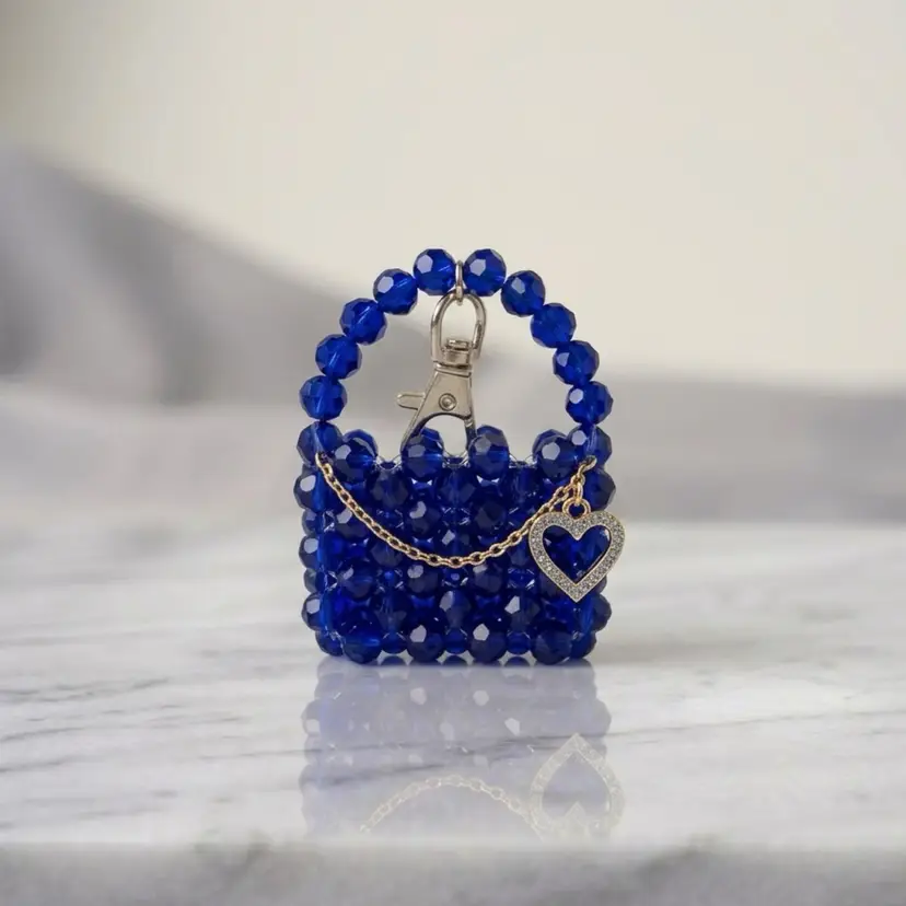 Sapphire Charm | 18k Gold Over Stainless Steel Chain| Charm Included