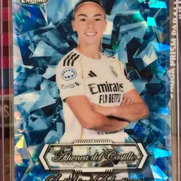 Athenea Del Castillo 2025/26 Topps Chrome UWCL Sapphire Selections Real Madrid Spain