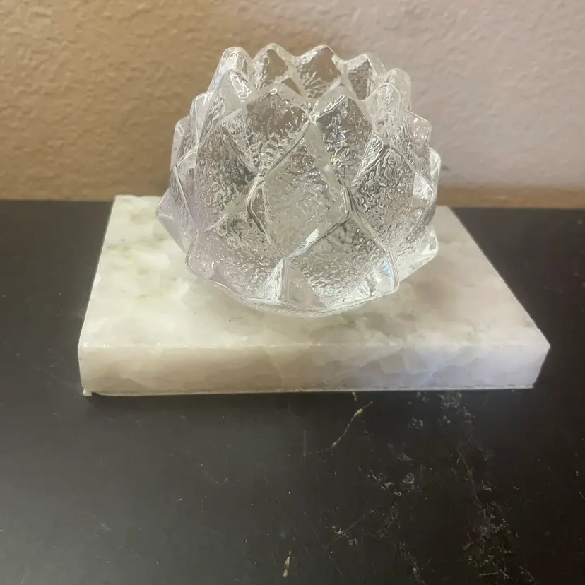 Single Orrefors Sweden Artichoke Votive Holder