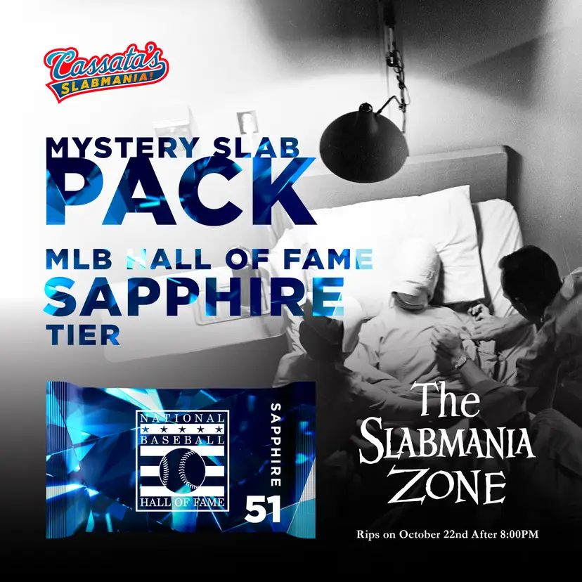 #51 / Sapphire Tier MLB Hall of Fame Mystery Slab Pack / CS 09