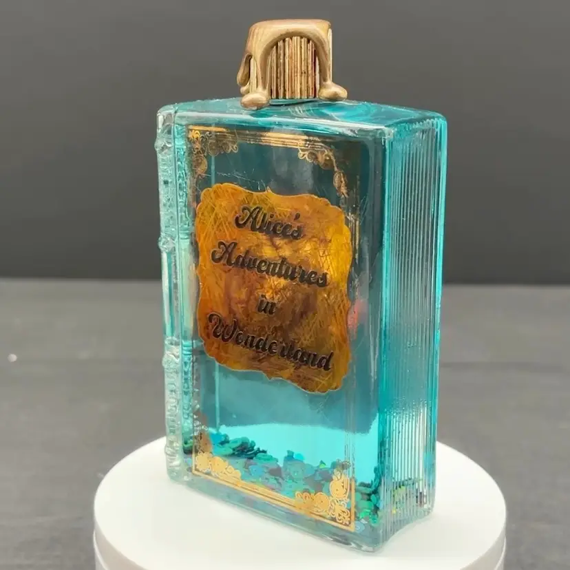 Alice's Adventures in Wonderland Inspired Potion Book Bottle - Made by Me