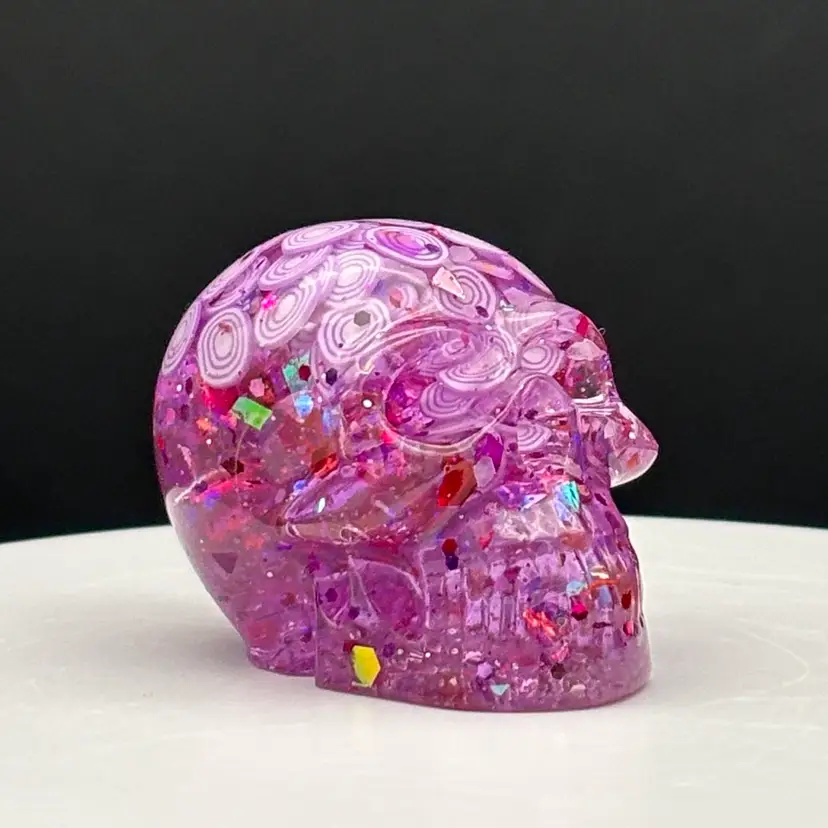 Pickled Onion Skull 1.5" Tall - Made by Me