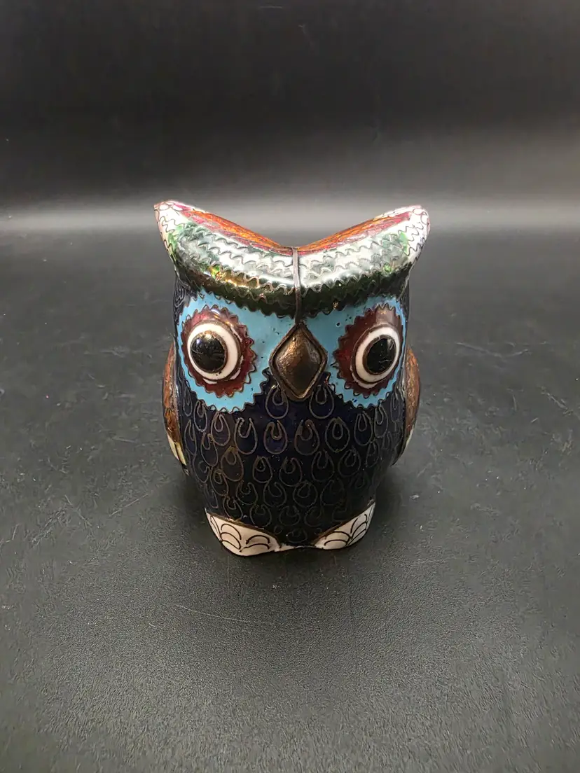 Cloisonne Owl