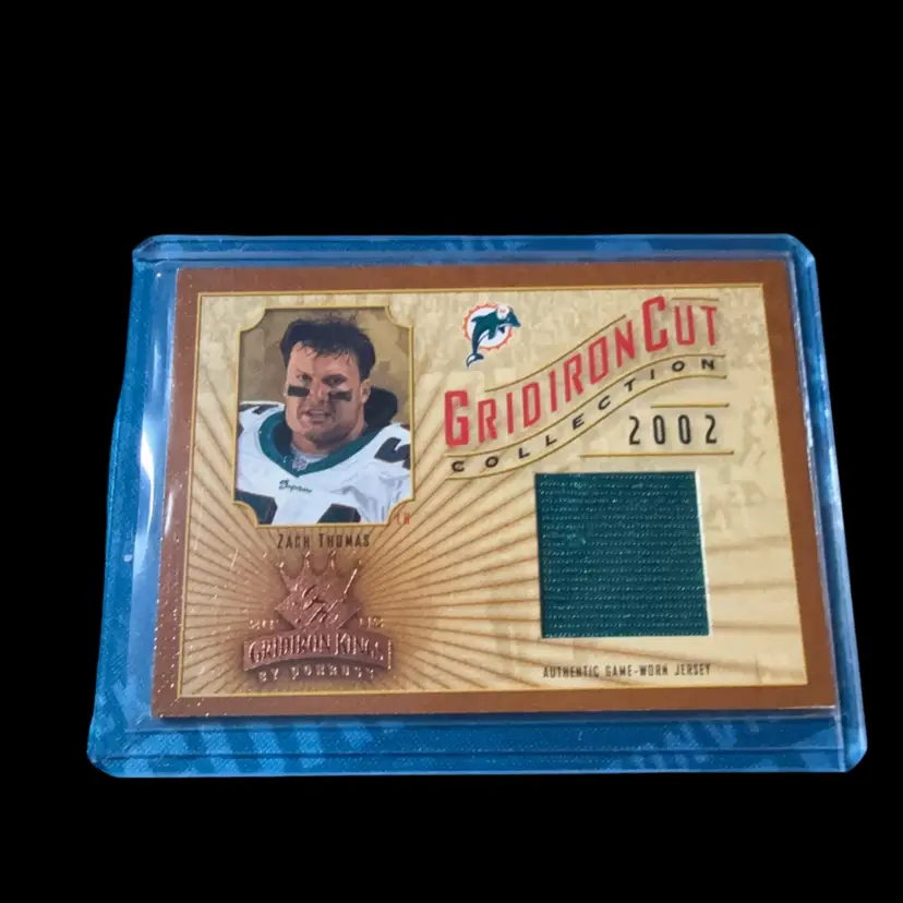 Zach Thomas Gridiron Kings Gridiron Cut Game Worn Jersey /400 Miami Dolphins