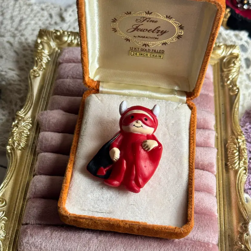 Vintage Hallmark Devil Brooch