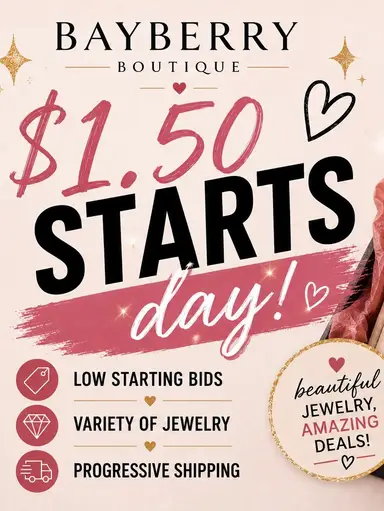 Saturday Morning Live Jewelry Sale! Free Shipping After First Item
