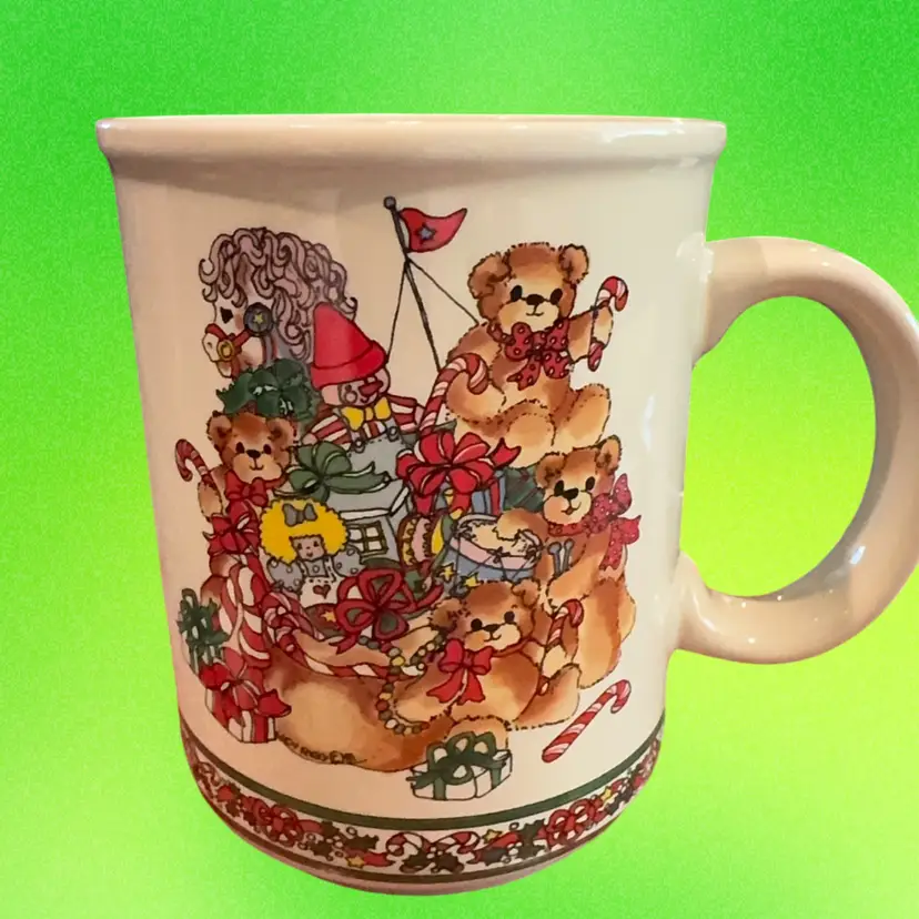 Enesco Lucy & Me 1985 Christmas Mug