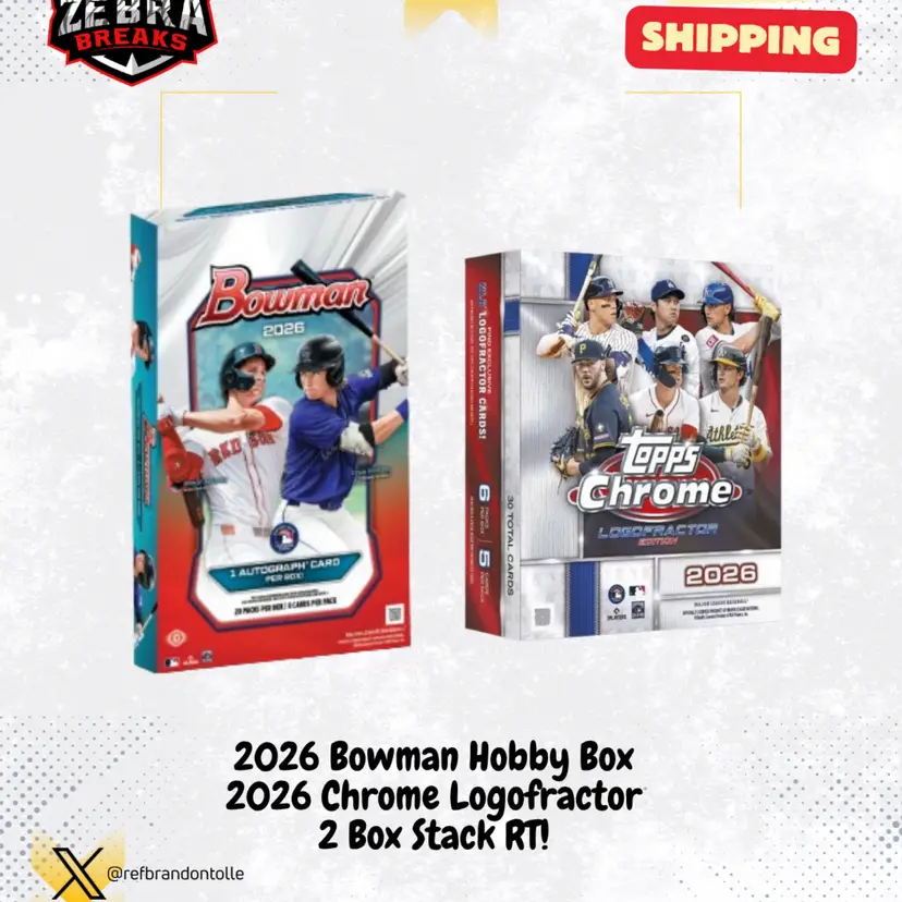 ZB 26326: Bowman Hobby/2026 Logofractor 2 Box Stack Rip