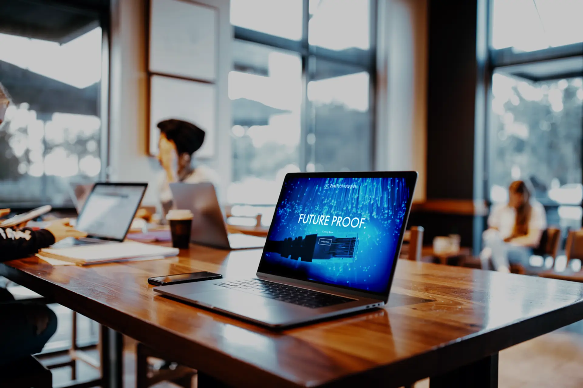 Zeal Technologies blue/white logo variant