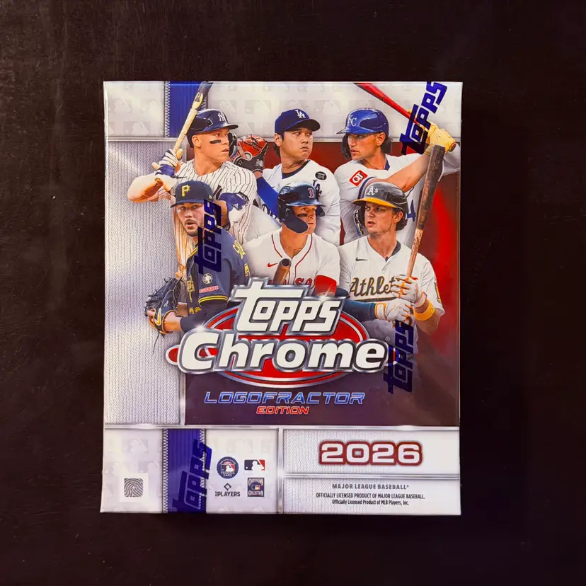 DUTCH AUCTION | 2026 Topps Chrome Logofractor Edition Baseball - Sealed Box - Price Drops $5 Every 15 Min