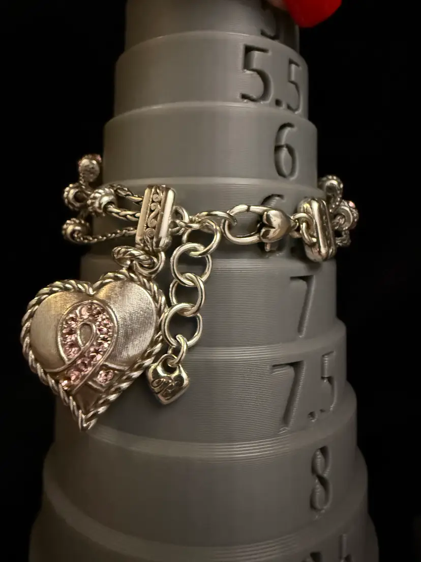 Vintage Brighton Heart Charm Bracelet