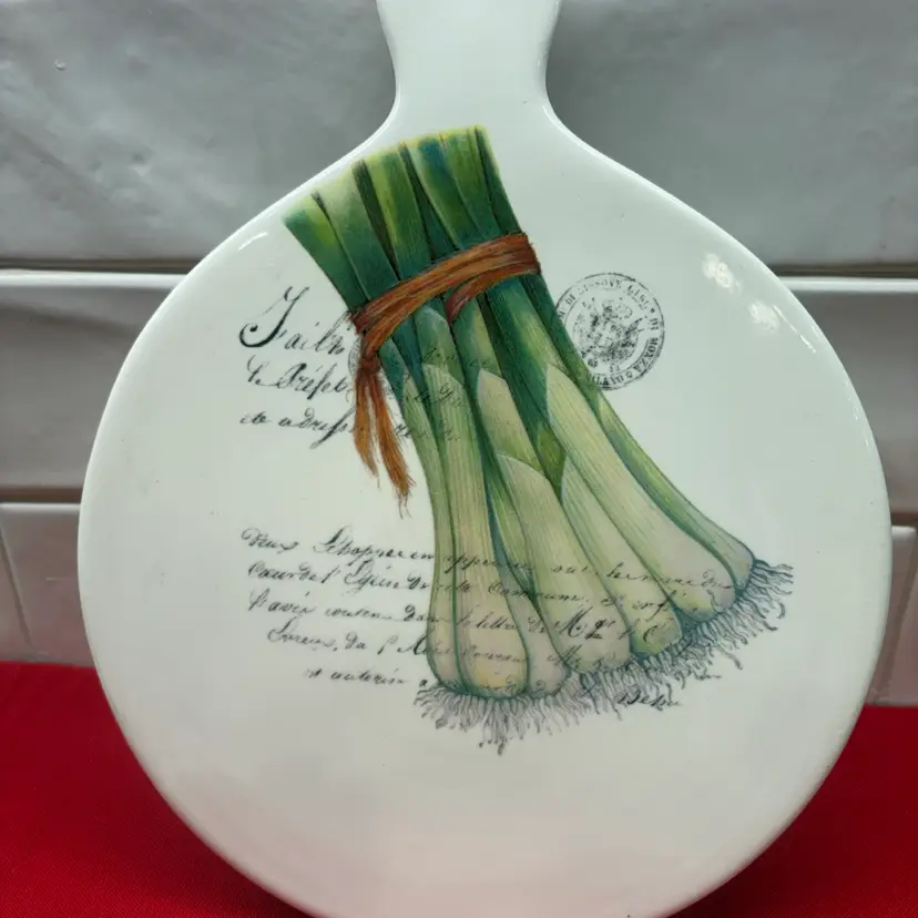 Italian Cheese Board - Scallion Bunch - Effetti Handmade Italy - Platter