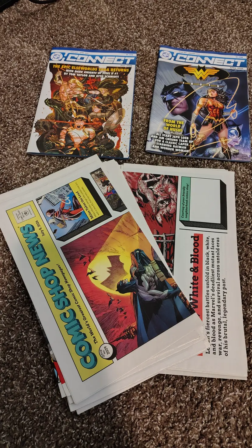 Comic Book Lot with Previews and News
