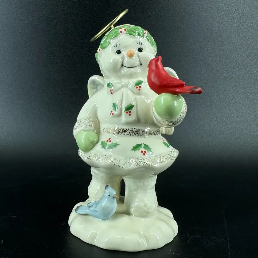 Lenox Snowy Angel Snowman Figurine