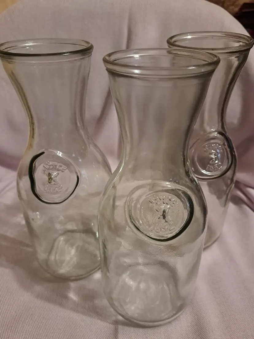 Paul Masson Glass Carafes
